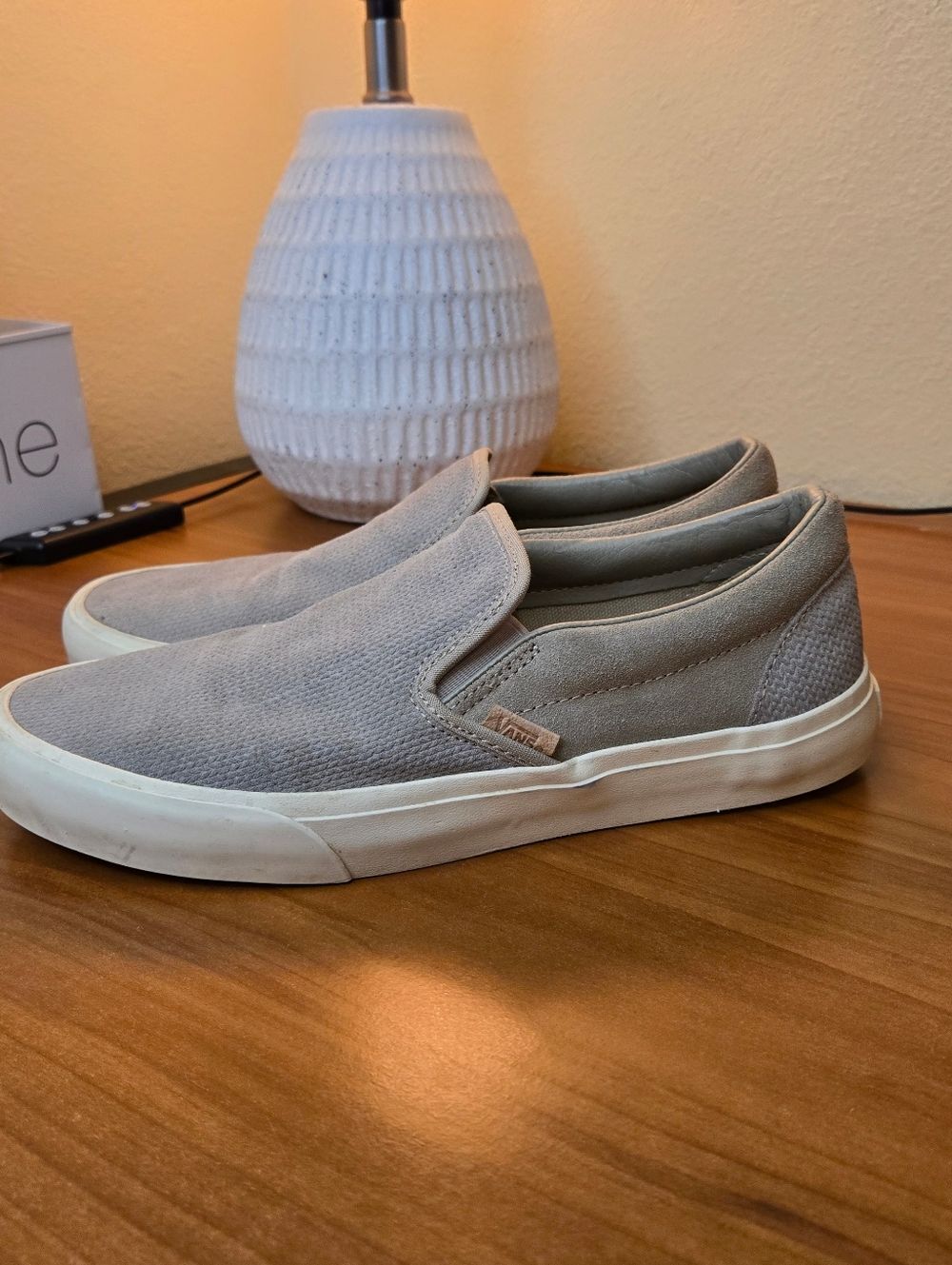 Vans for J. Crew for Women size 9 or Men's 7.5 Slip-On Canvas Sneakers - Gray - Picture 5 of 12
